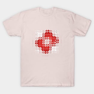 Mirror flower art T-Shirt